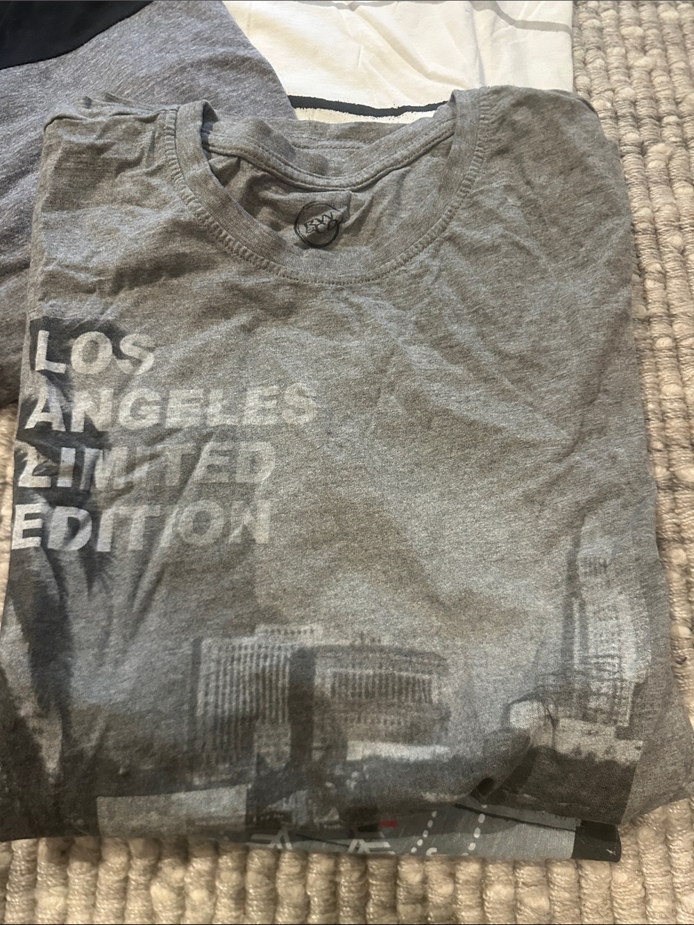 Case Study Light Blue Graphic Tee + 3 Neutral Tees - Picture 3 of 5
